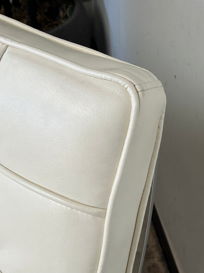 Modern Metal Frame Armless Chair