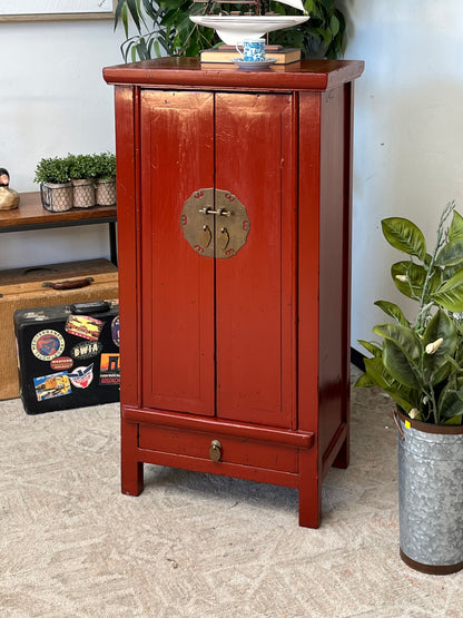Asian Style Red Cabinet