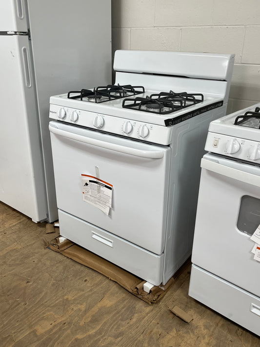 Hotpoint 4.8Cu.ft Free-Standing 4 Burner Gas Range - Minor Dents
