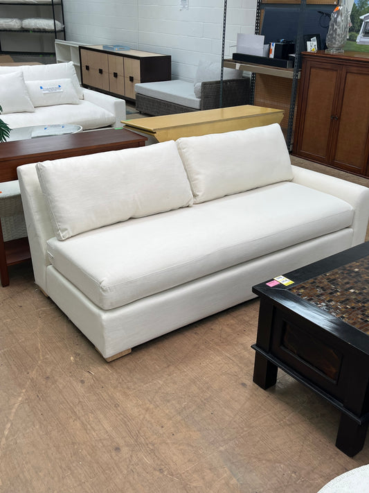 Modern Left-Arm Linen Sofa
