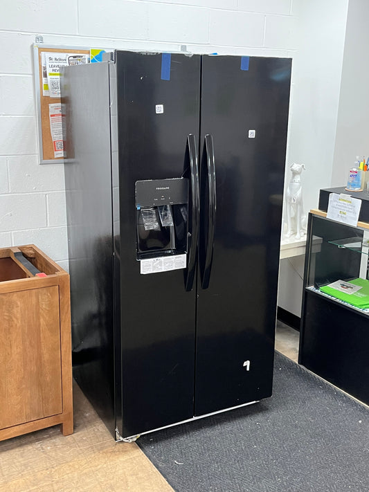 Frigidaire 22 Cu. Ft. 33" Black Side by Side Refrigerator