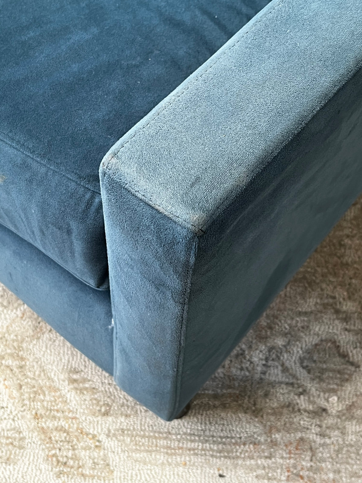 West Elm Teal Armchair