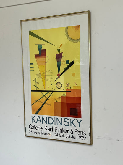 Kandinsky Framed Poster Print Galerie Karl Flinker 1977