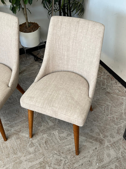 Modern Arched Back Dining Chair Set of 3