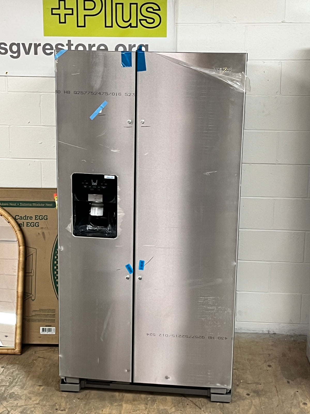 Whirlpool 24.6cu.ft Stainless Steel Refrigerator