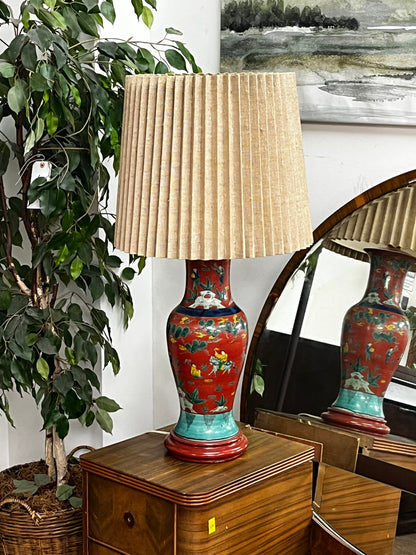 Chinoiserie Ceramic Table Lamp