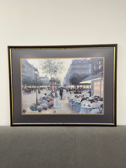 Christa Kieffer "French Street" Framed Print