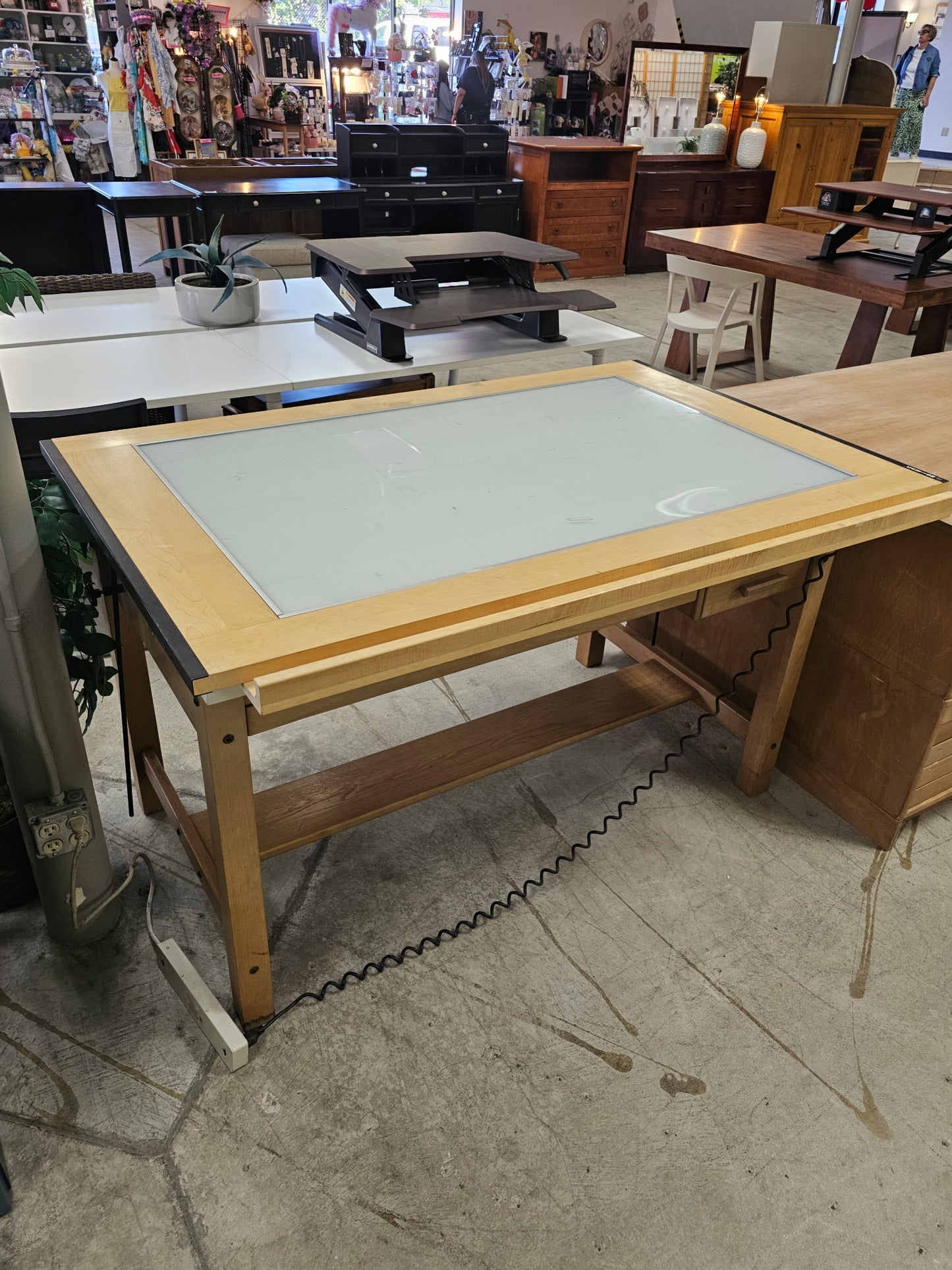 Mayline Drafting Table