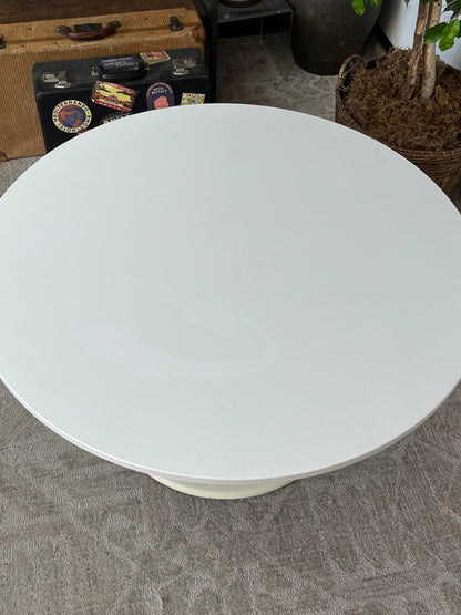 Ikea White Round 36" Coffee Table