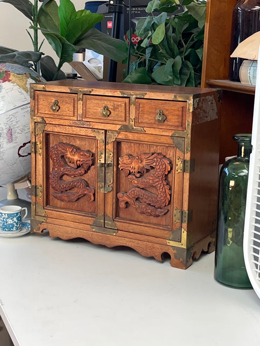 Asian Style Tabletop Chest
