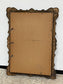 Ornate Brass Toned Hanging 45 x 30 Wall Mirror