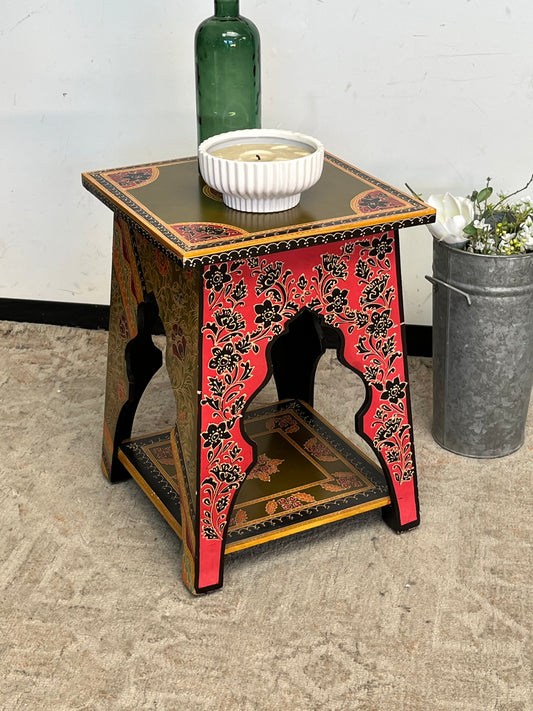 Moroccan Style Multicolored Nightstand