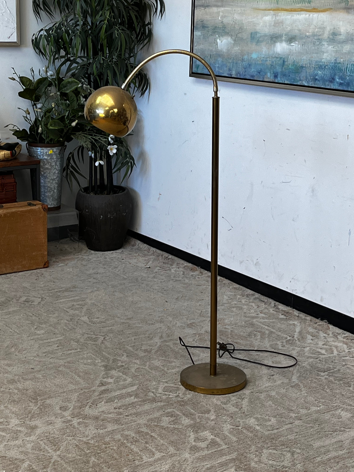 Vintage Mid Century Arc Floor Lamp