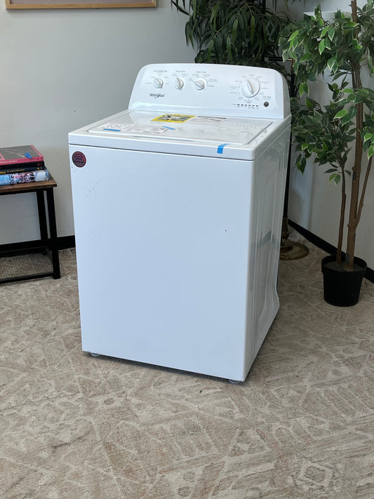 Whirlpool 3.8 Cu.ft White Top Load Washer With Dents