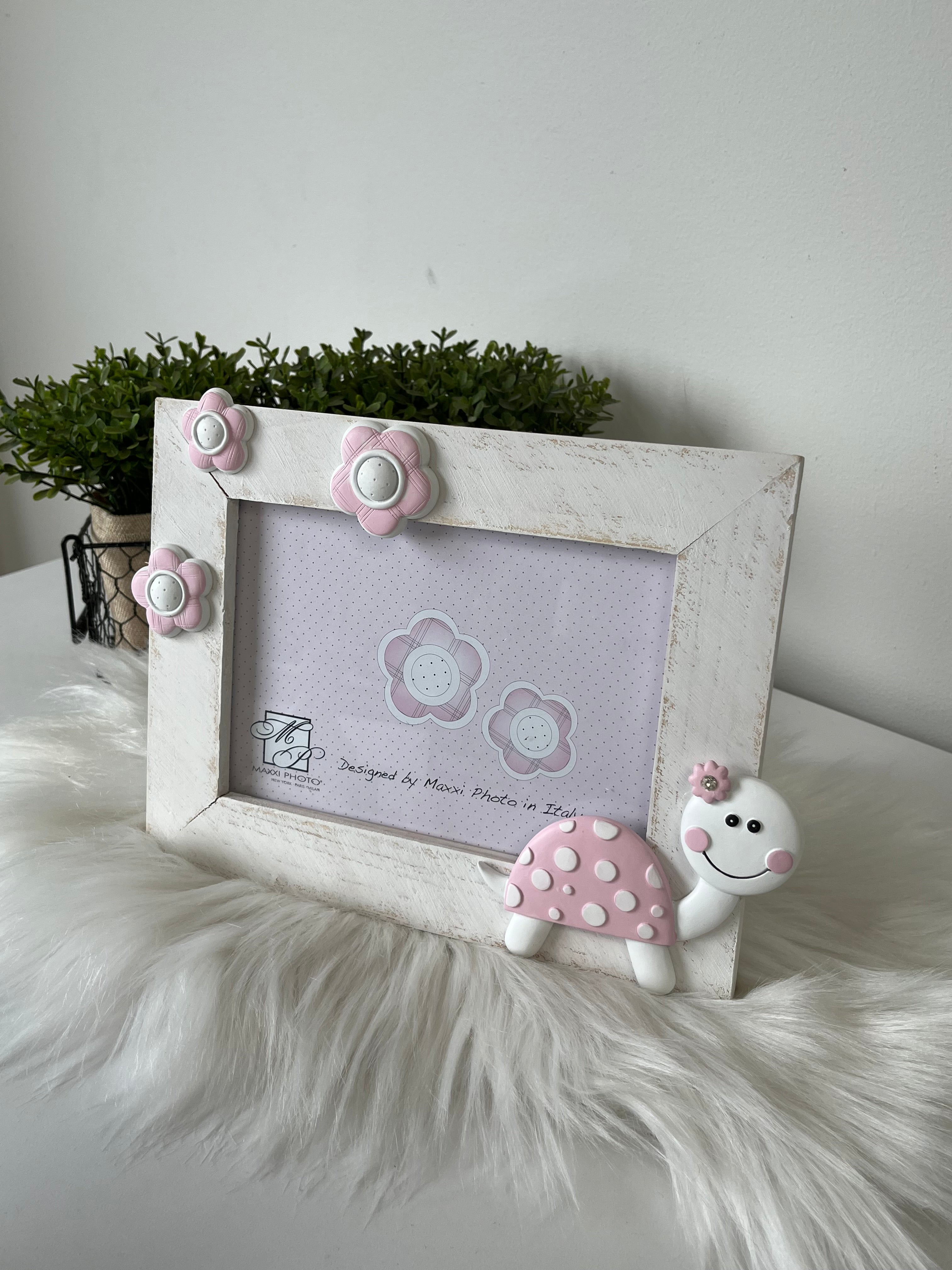 5 x 7 Pink Frame With Turtle Figure – SAN GABRIEL VALLEY HABITAT FOR ...