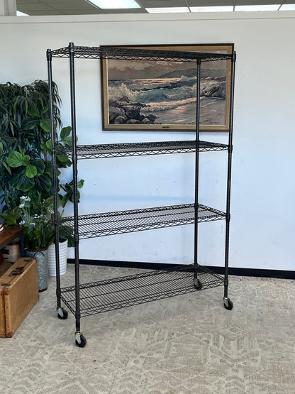 Industrial Black Metal Rack