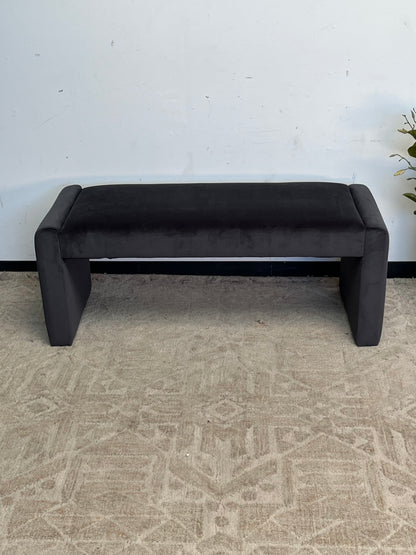 Modern Black 47" Bench