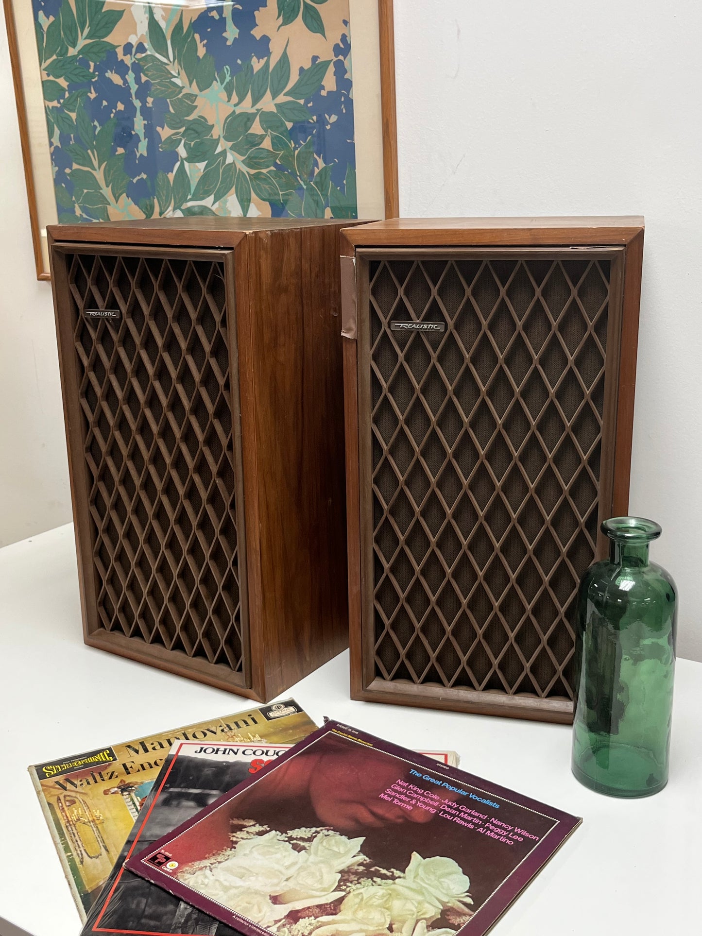 Realistic Nova-7B Walnut Finish Speakers