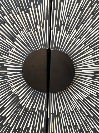 Sunburst Wine Liquor Cabinet