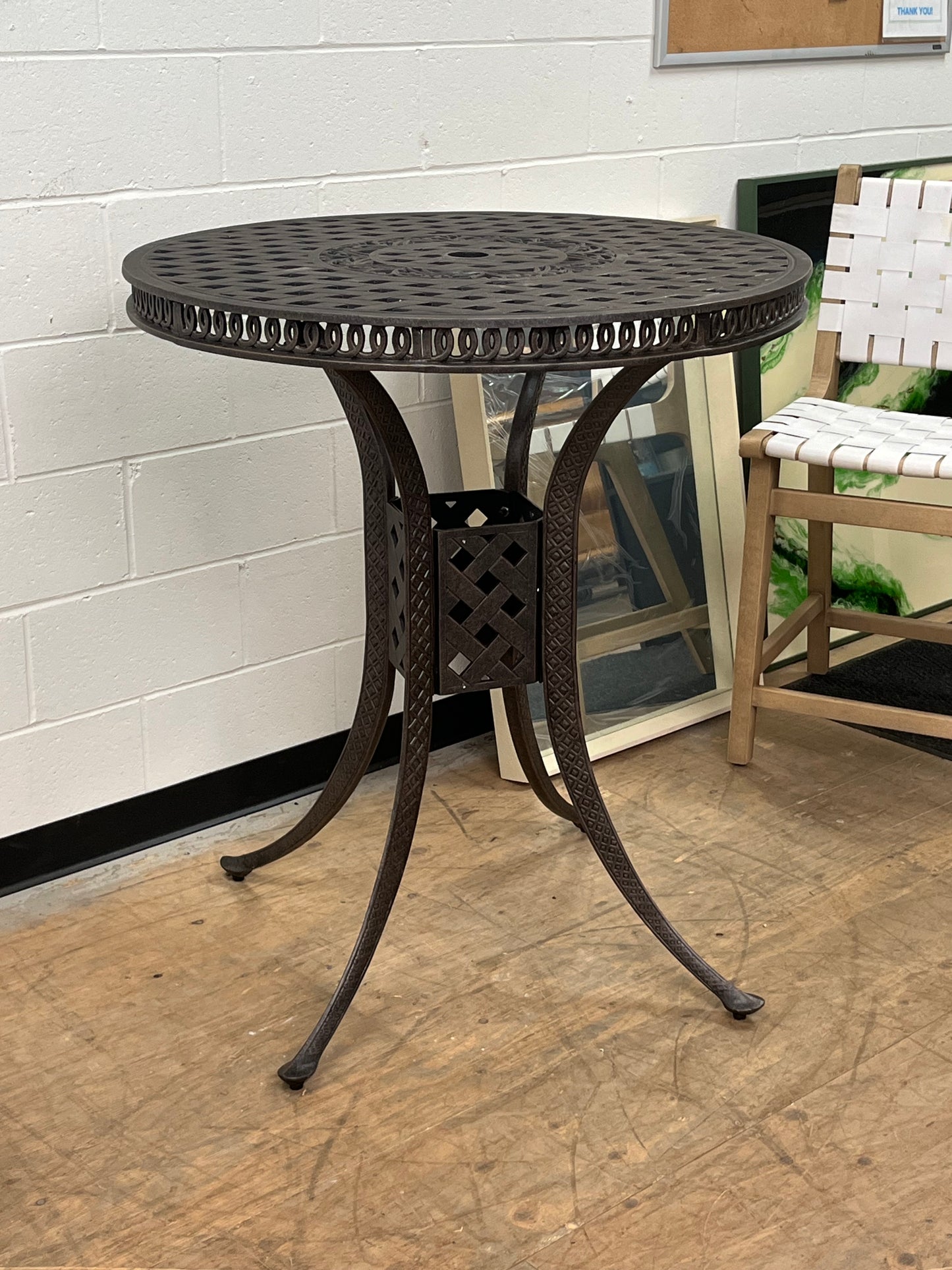 Outdoor Tall Round Patio Table