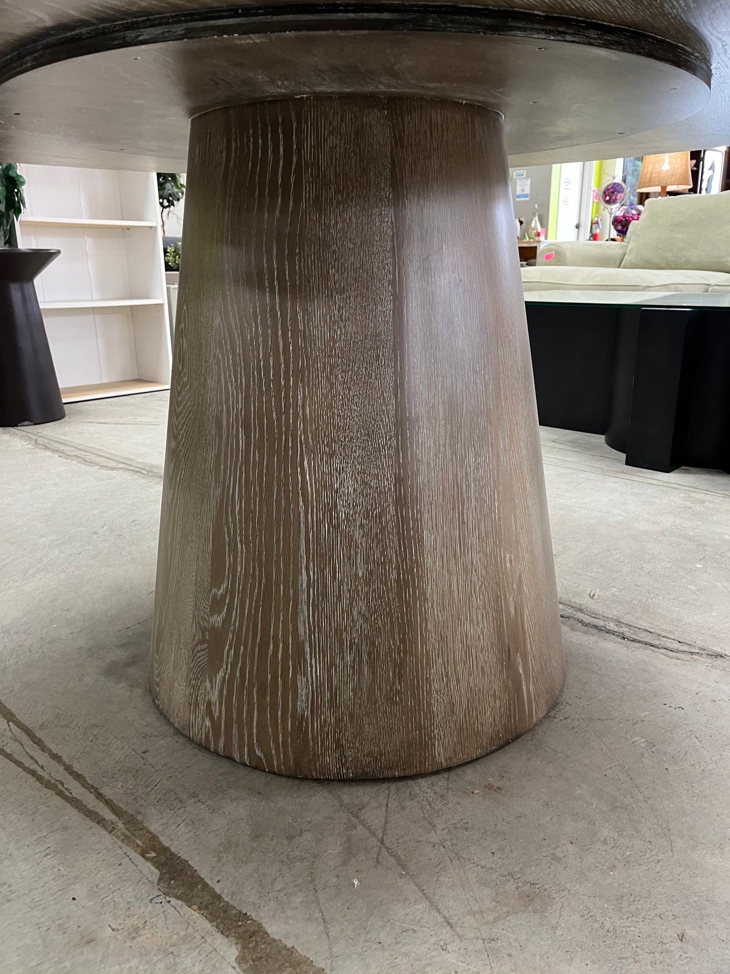 Modern Style 60" Round Wooden Dining Table