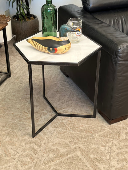 Modern Marble Top 21" Nightstand