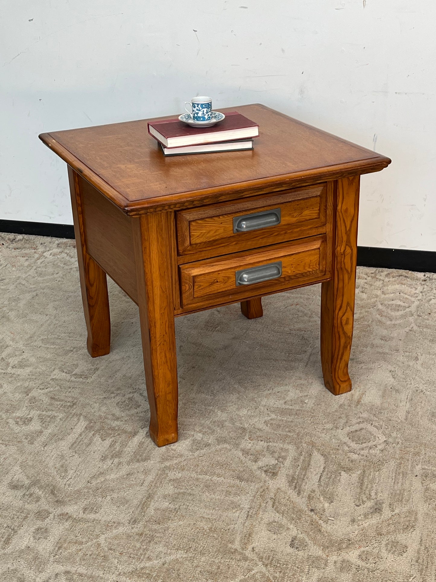 Traditional Side Table w/ Drawers