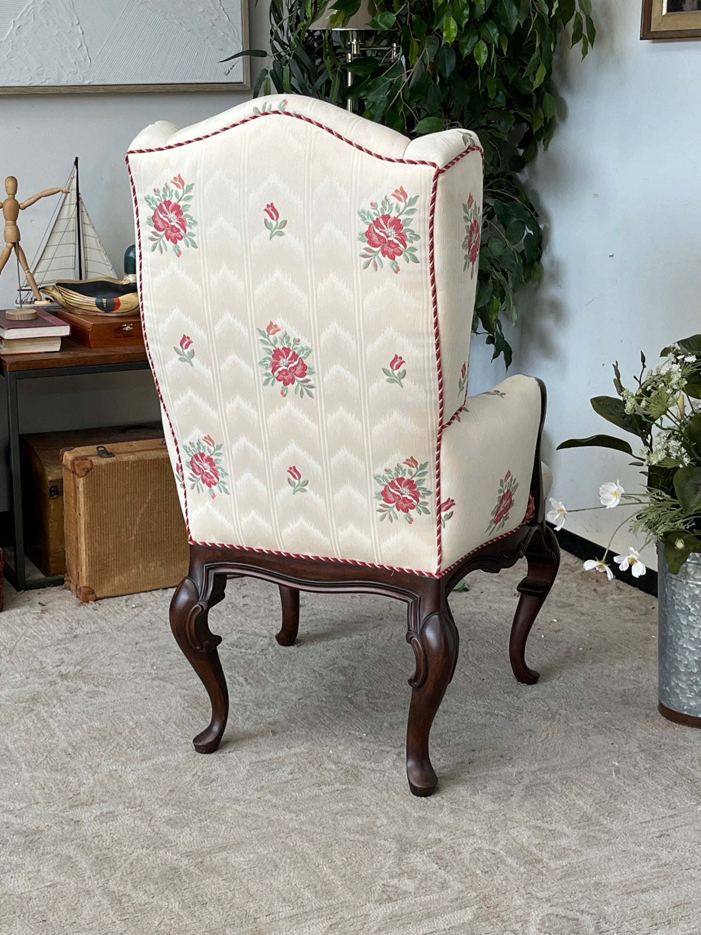 Bau Furniture Floral Arm Chair