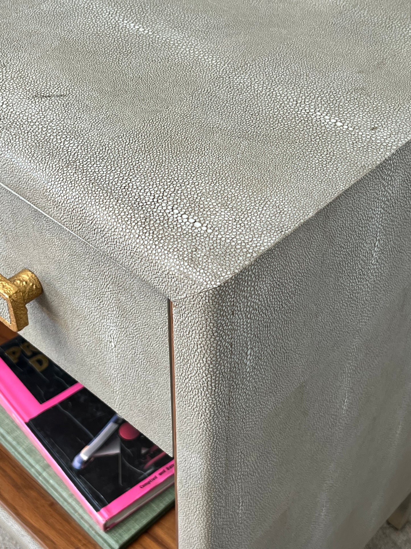 Shagreen Bedside Table