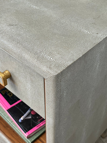 Shagreen Bedside Table