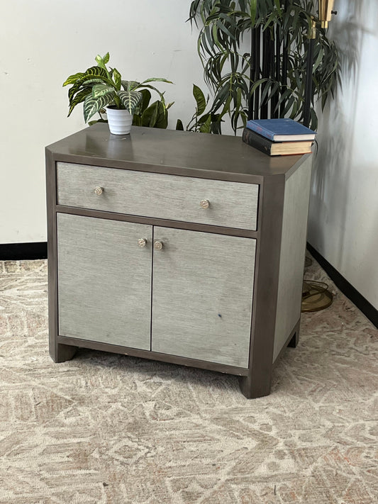 Two Tone Double Door Nightstand