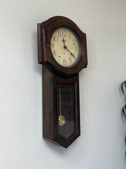 Vintage Bulova Pendulum Wall Clock