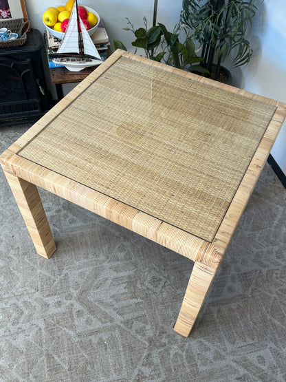 Bohemian Style Rattan Dining Table