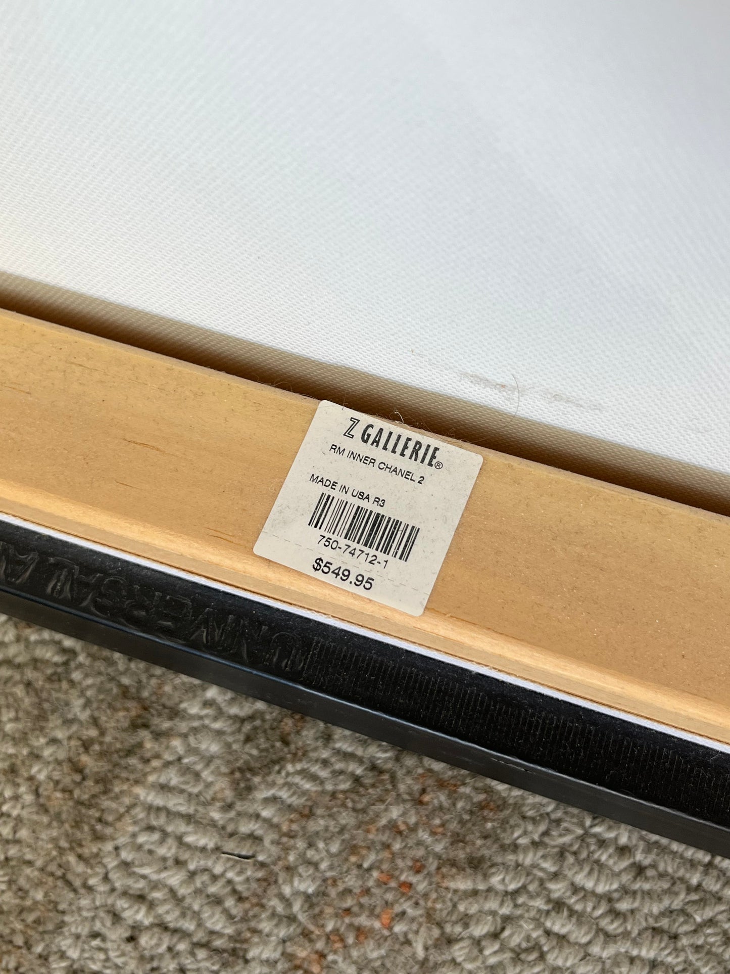 Z Gallerie Framed Artwork Portrait