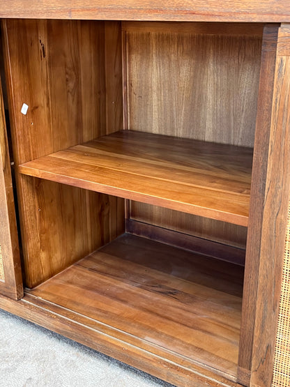 Modern Rattan 61" Credenza