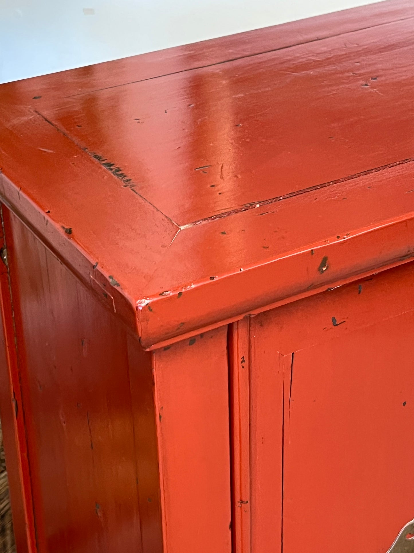 Asian Style Red Cabinet