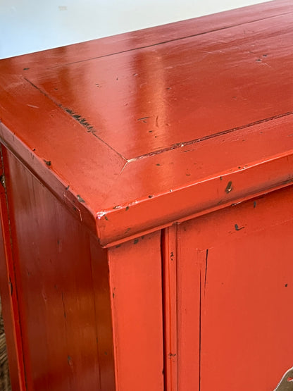 Asian Style Red Cabinet