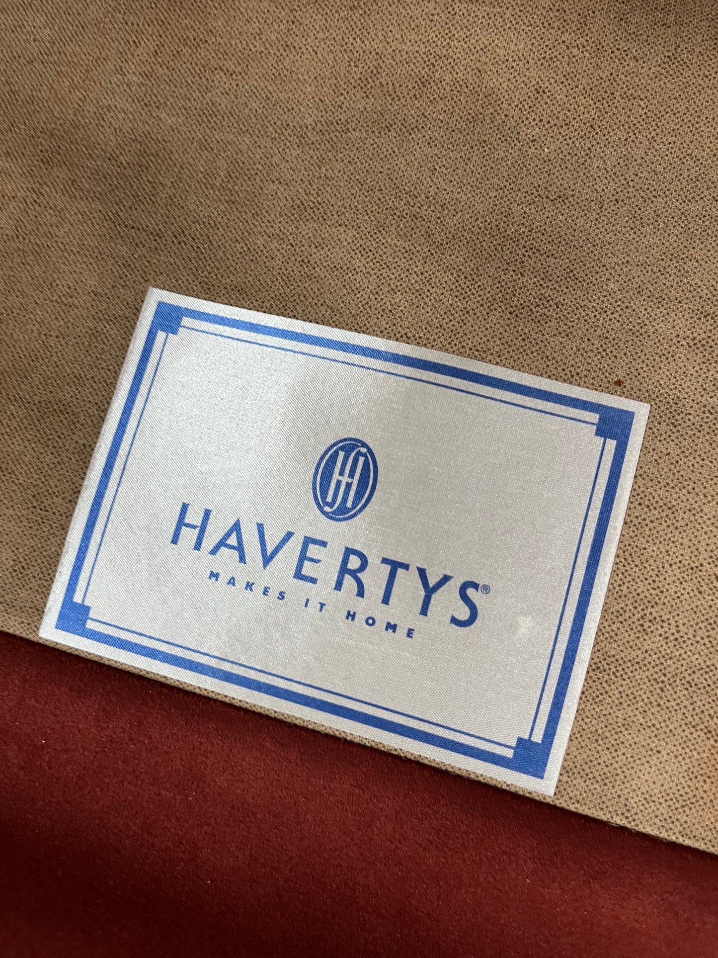 Havertys Traditional Style Red Sofa