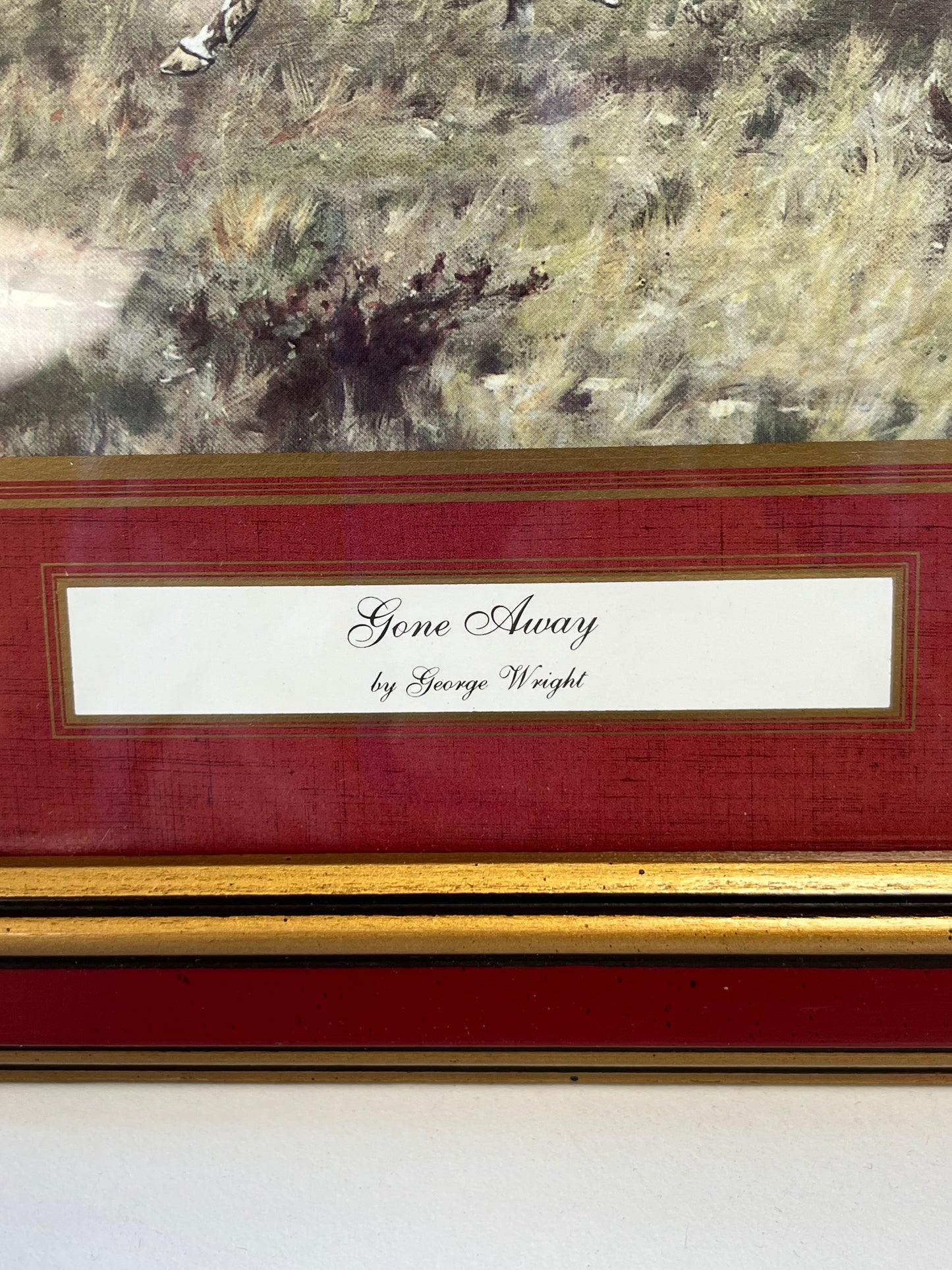 Framed Prints George Wright's Fox Hunting Scenes Pair of 2