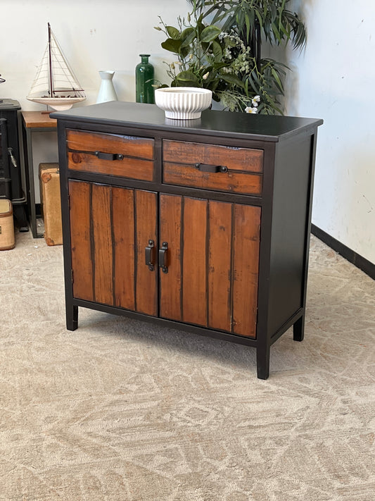 Rustic Style 2-Door Cabinet