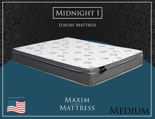Maxim Mattress "Midnight 1" Medium Comfort Mattress