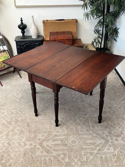 Antique 1800's Drop Leaf Dining Table