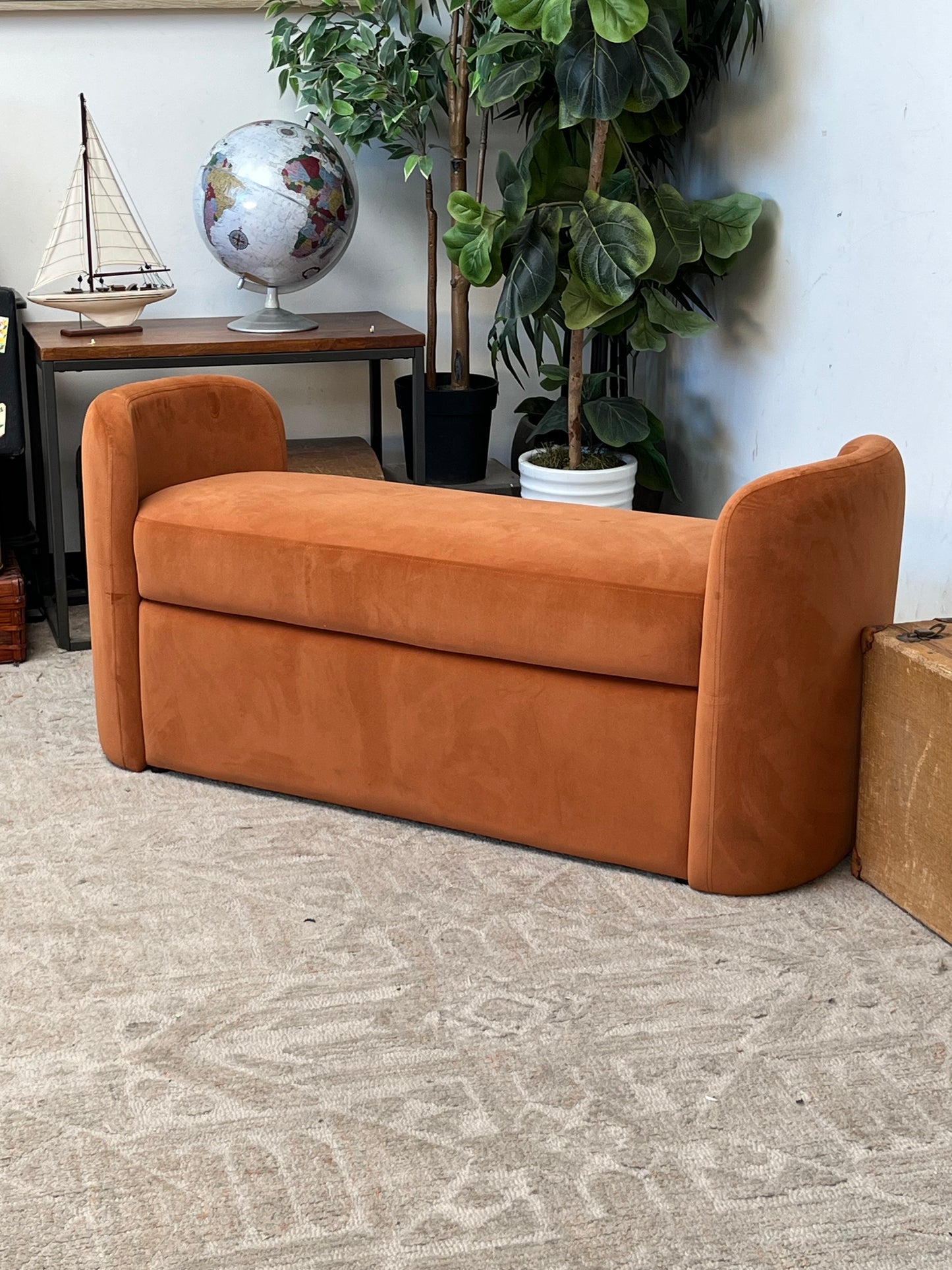 Modern Rounded 48" Bench