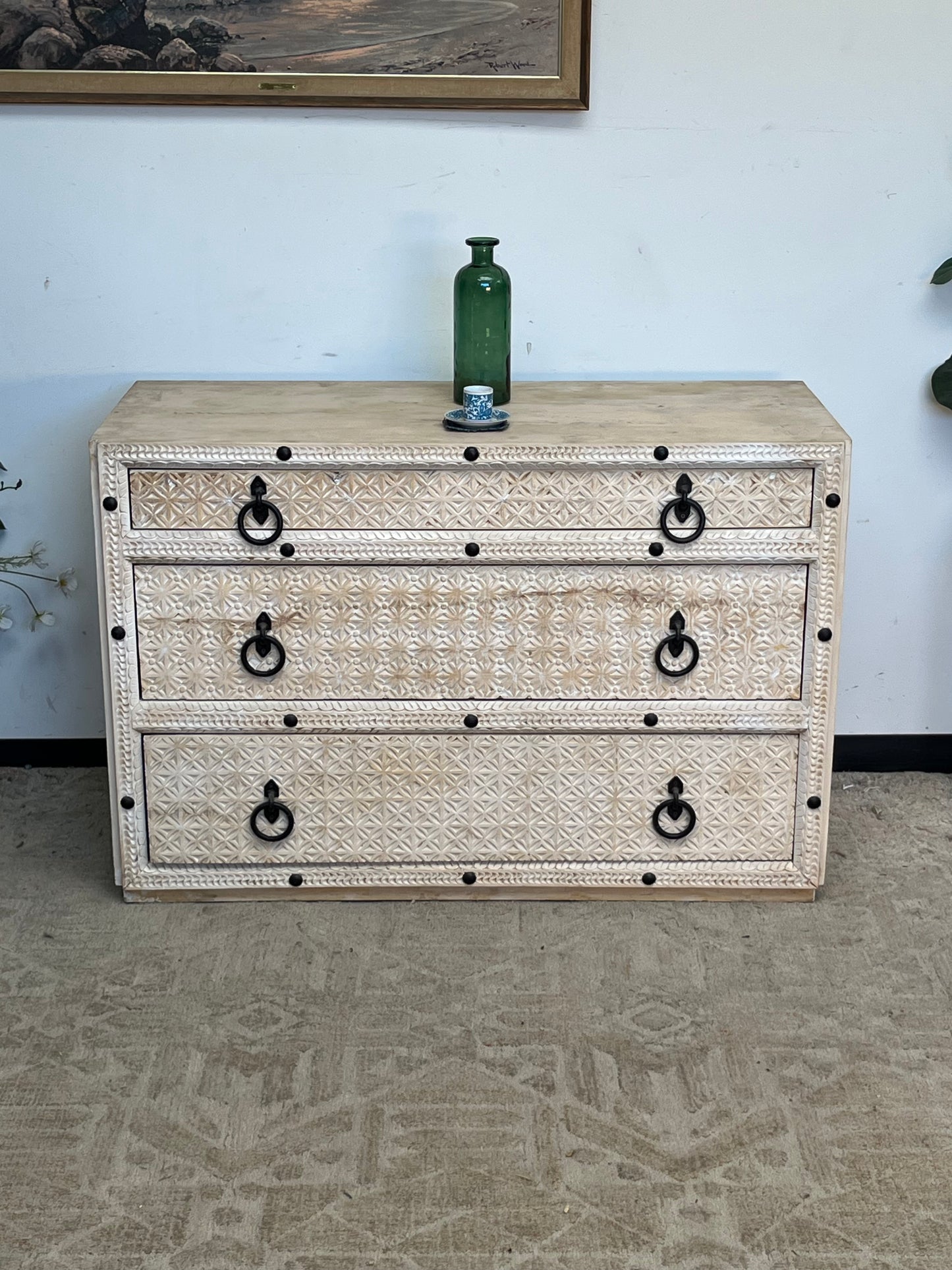 Moroccan Style 3-Drawer Dresser