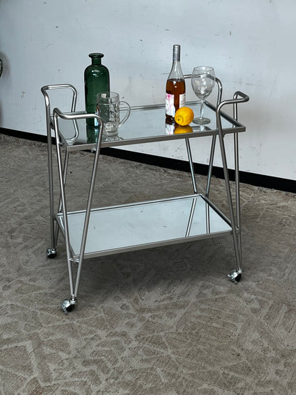 Industrial Style Metal Barcart