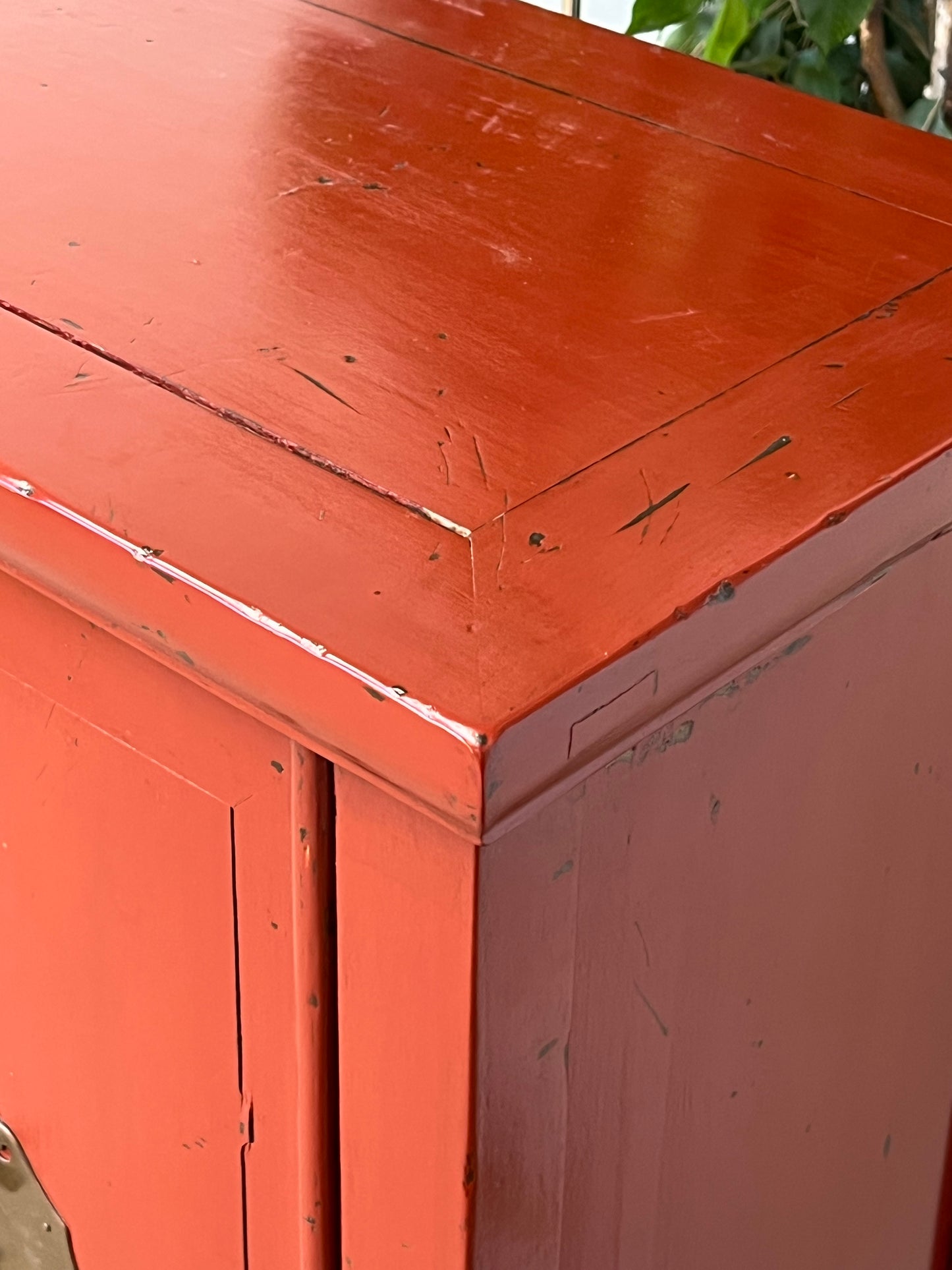 Asian Style Red Cabinet