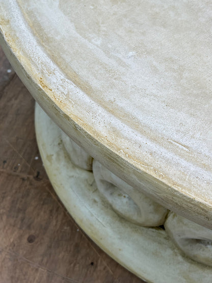 Oval Stone Outdoor Patio Table