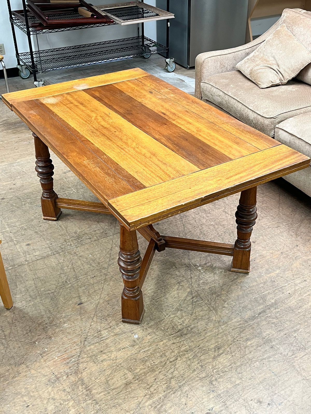 Rustic Style Wooden Dining Table
