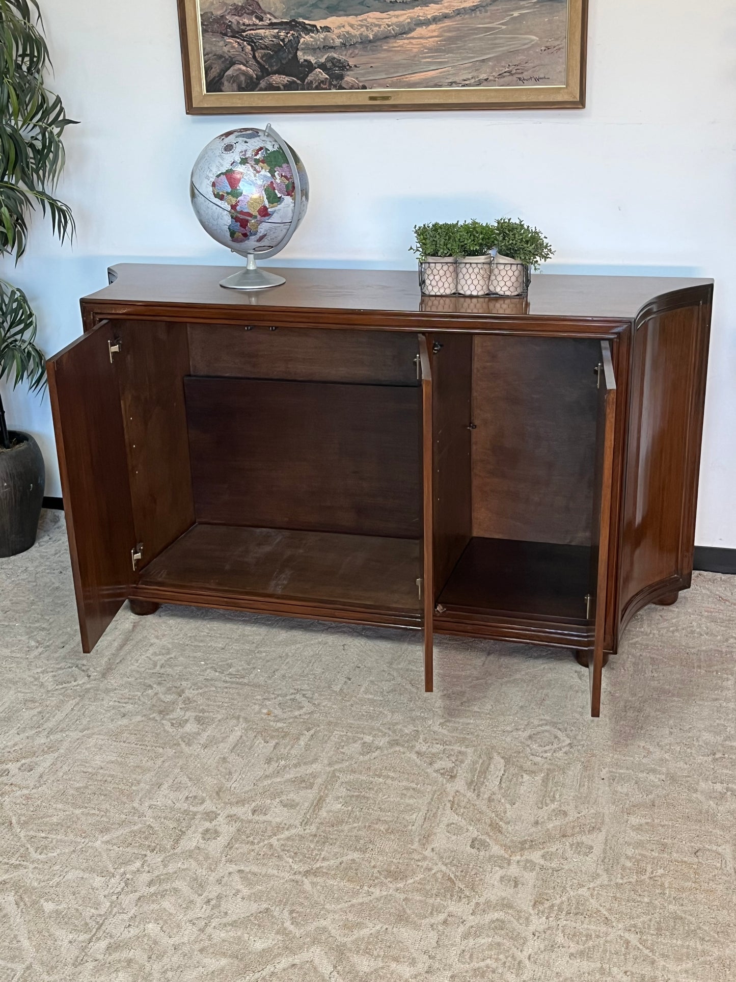 Modern Brown Wooden Buffet