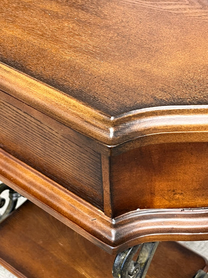 Vintage Style Wooden End Table